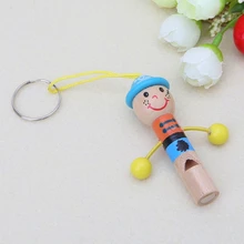 Мультфильм Деревянный, детский игрушечный мини-свисток Пираты Карибского моря развития украшения игрушки