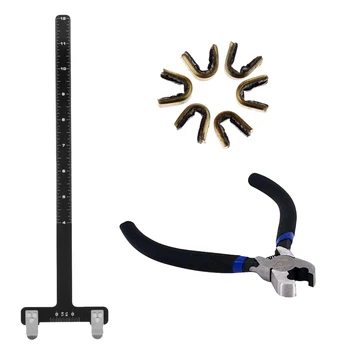 

6x Archery Bow String Nocking Point Nocking Points Pliers Aluminum Alloy Bow Square portable Hunting accessories