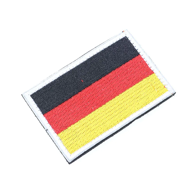 Вышивка значок немецкие преимущества флаг немецкие военные вышитые сумки патч с группой крови крюк патч для наружного набора