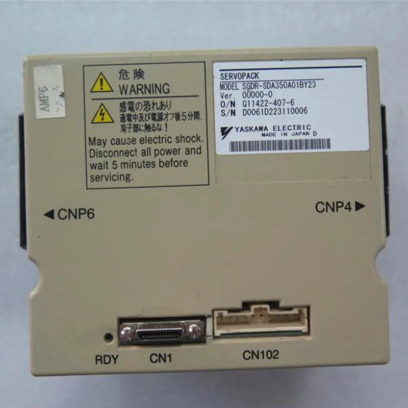 

SERVOPACK Servo Drive SGDR-SDA350A01BY23 Robot Parts Used Tested Working