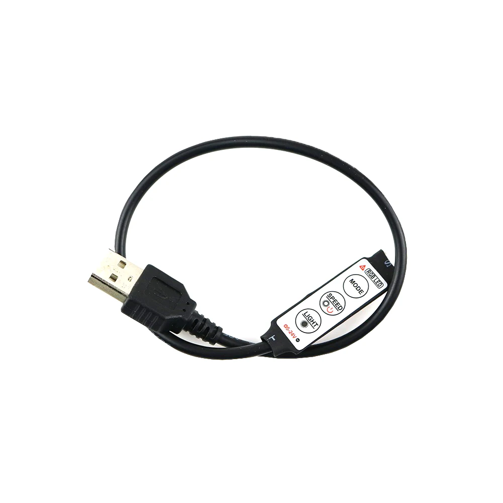 USB RGB светодиодный контроллер DC5V диммер RF беспроводной мини-пульт дистанционного управления для RGB 3528 5050 smd СВЕТОДИОДНЫЙ ленточный светильник 5-24 В 1 шт