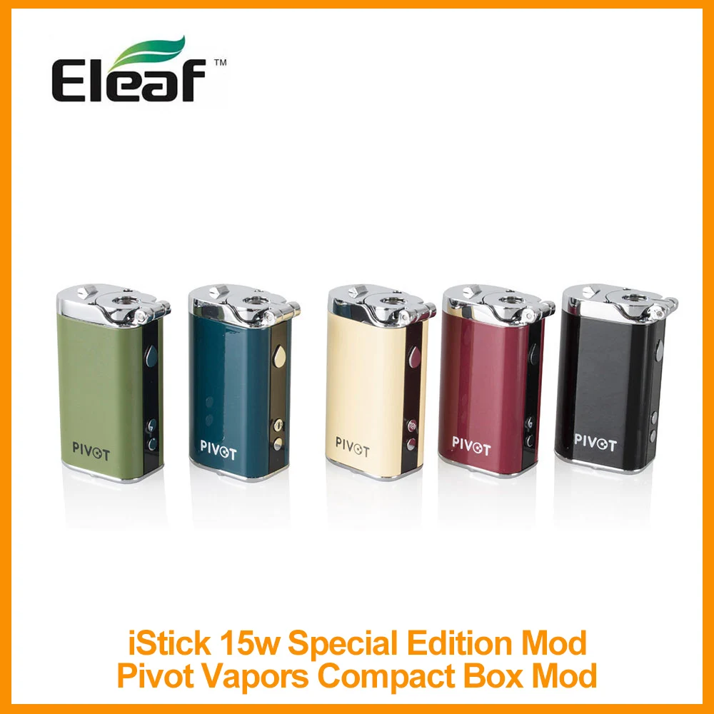 

Original Eleaf iStick 15w Special Edition Mod 1050mAh Battery Pivot Vapors Compact Box Mod Vs Eleaf 40W Mod E-Cigarette