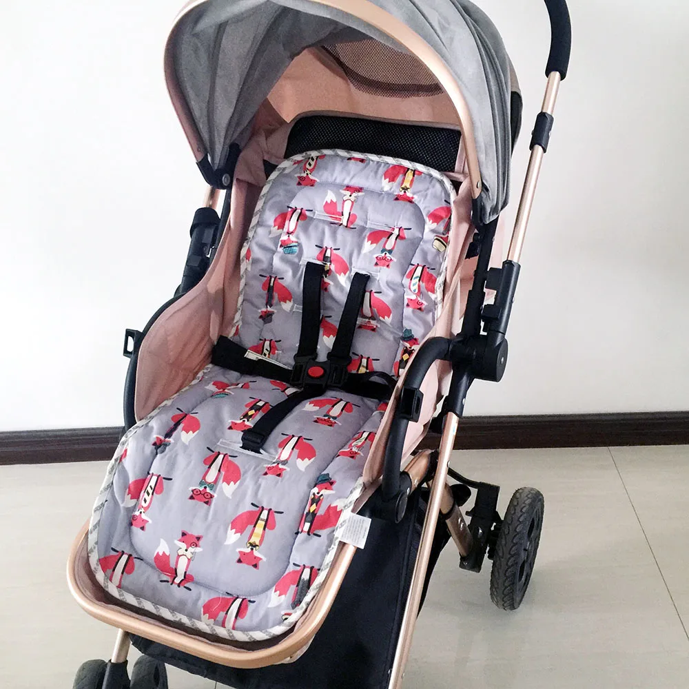 

Cotton Baby Stroller Cushion Seat Pad Infant Double Sided Diaper Pad Changing Mat Seat Pad For Unisex Pram Stroller Accessories