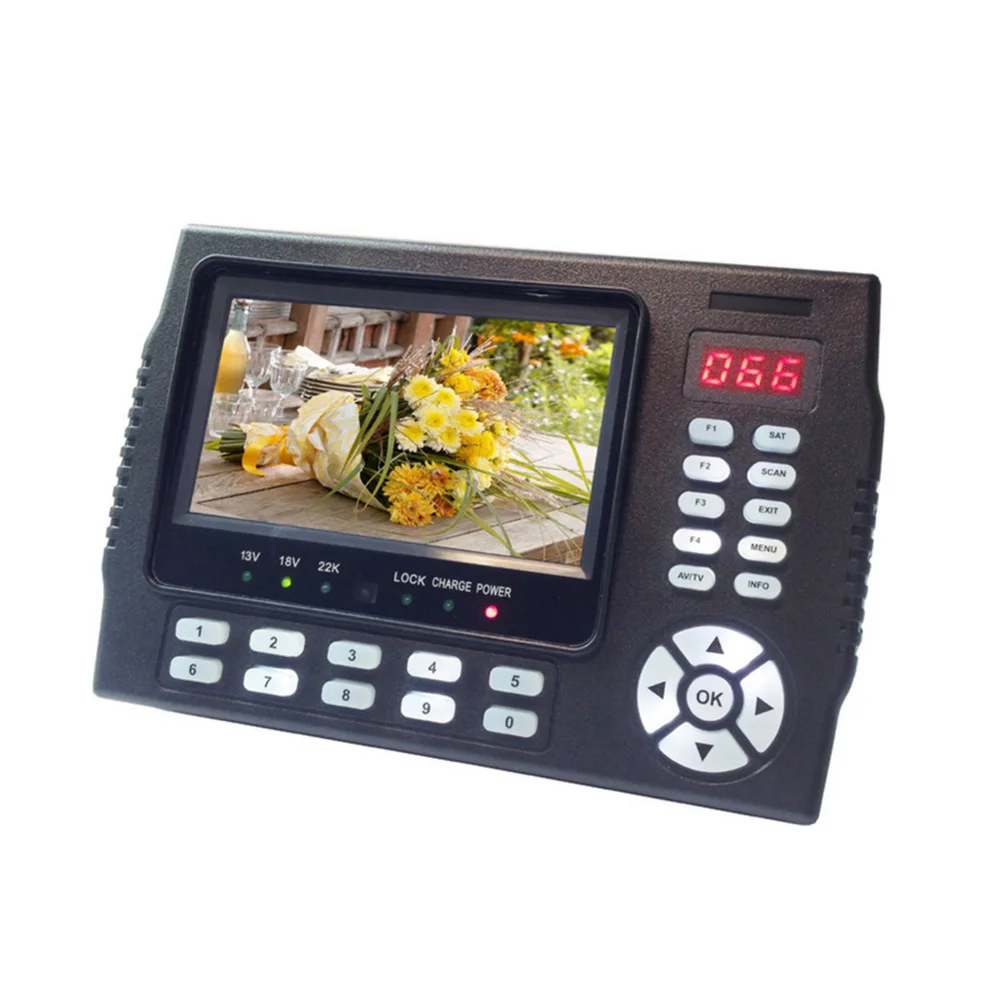 4 3 дюймовый ЖК KPT 958H DVB S2 спутниковый finder MPEG4 satfinder meter многофункциональный для PVR