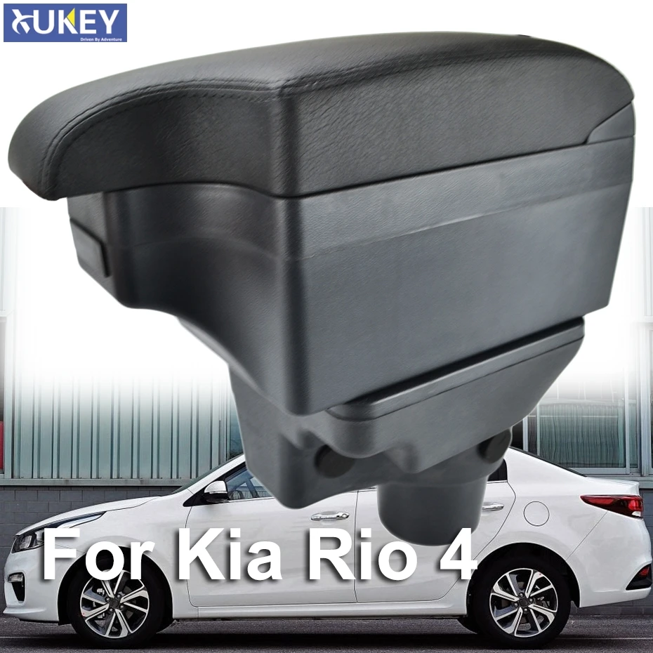 Чехол для подлокотника Kia Rio 4 2017 YB новый черный центральный ящик хранения