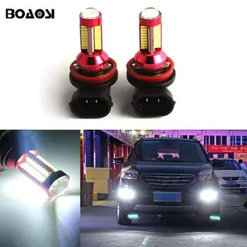 

BOAOSI 2x Super Bright H11 H8 LED Fog Light Driving DRL Car Light for Renault Megane Fluence Koleos Latitude car-styling