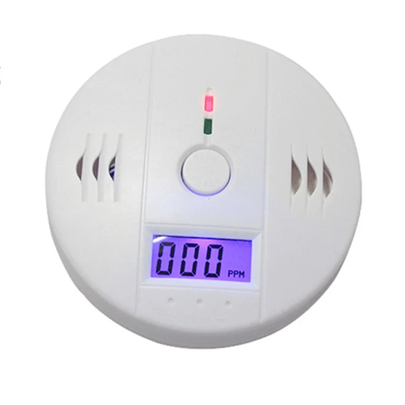 High Sensitive Digital LCD 85dB Siren Sound Independent Carbon Monoxide