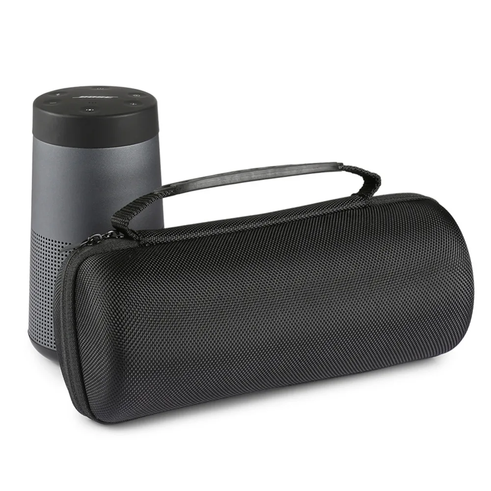 

Travel Protective Case For Bose Soundlink Revolve Bluetooth Speaker Carry Pouch Bag Cover Case Extra Space For Plug&Cable