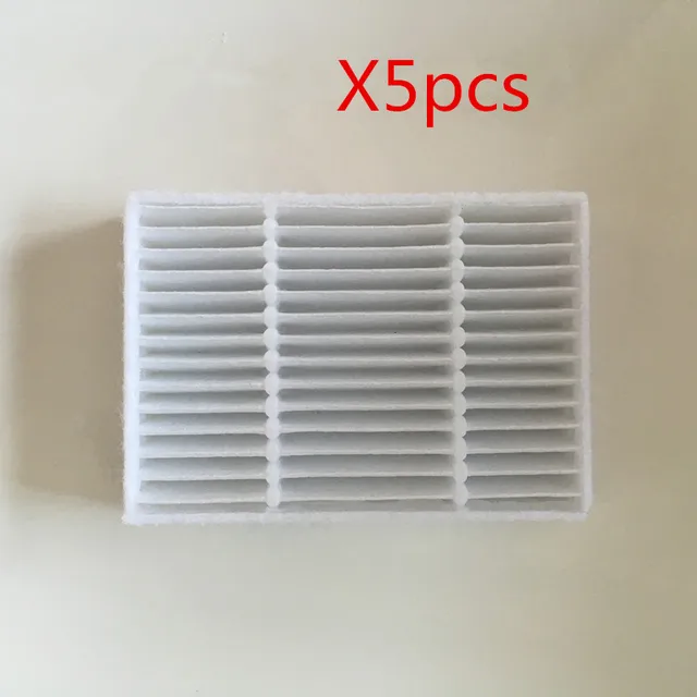Cheap 5 pieces/lot Robot Vacuum Cleaner Parts HEPA Filter for haier Xshuai T370 KK320-BG T350B j3500 SWR-T320S