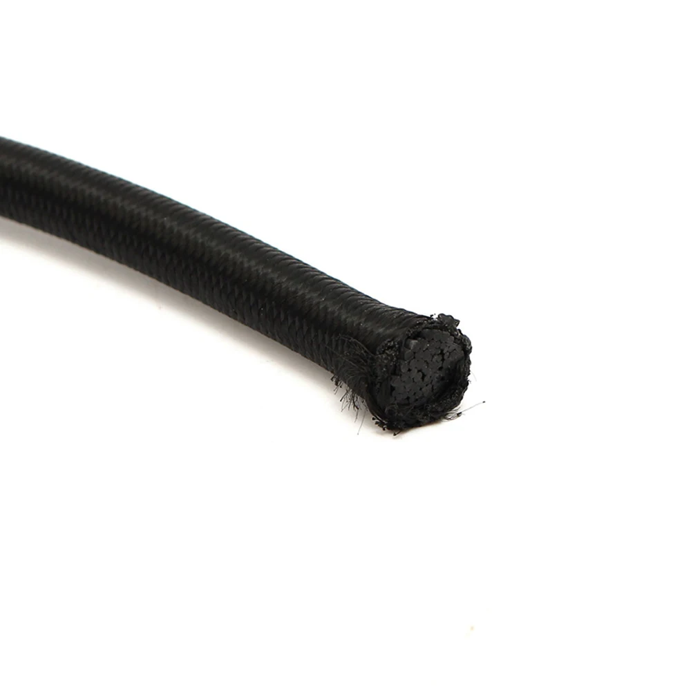 

10mm Black Shock Cord Elastic Bungee Rope Boat Tarp Tie