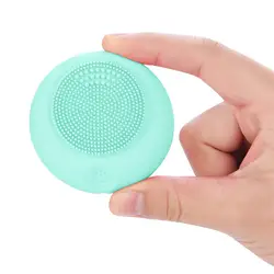 Очищающая щетка для лица Sonic Vibration Mini Face Cleaner силиконовая Глубокая чистка пор Rechargeble электрическая водостойкая Массажная щетка 36