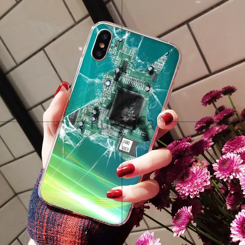 Broken glass screen