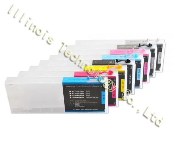 

Pro 4880 Refill Ink Cartridges 8pcs / set, with 4 Funnels