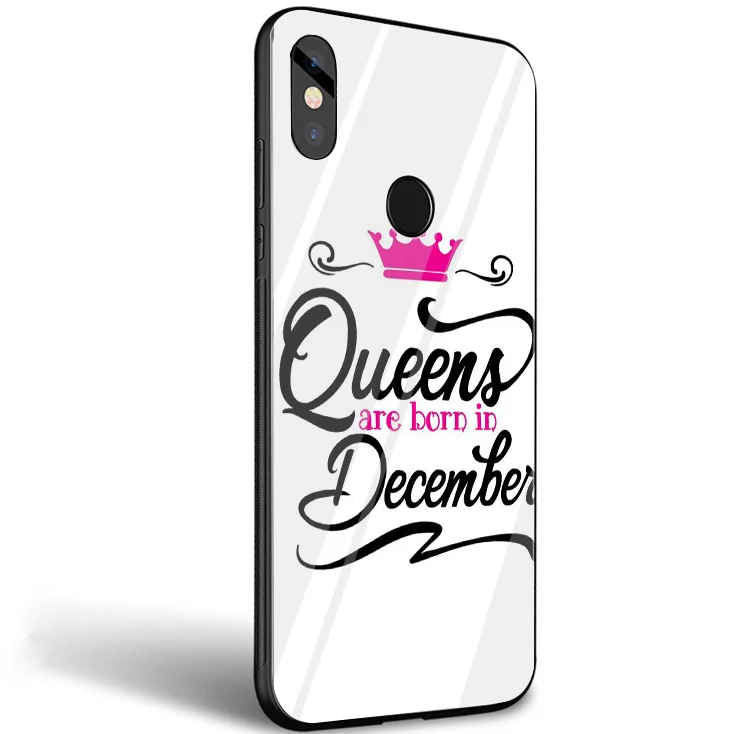 Desxz King queen Коке Дело Стекло для Xiaomi Redmi Note 5 6 7 Pro 6A A1 4X9 Pocophone F1 крышка - Цвет: G2