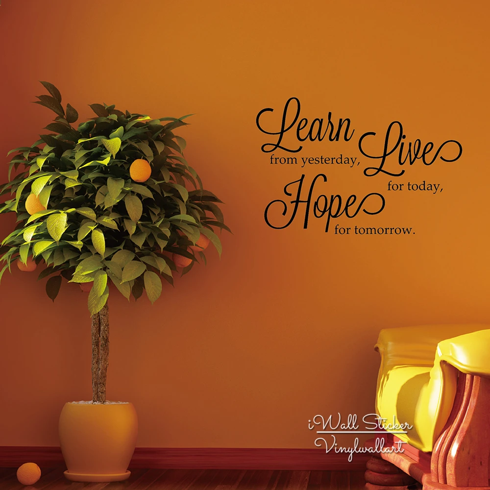 Life Quote Wall Sticker Inspirational Quote Wall Decal