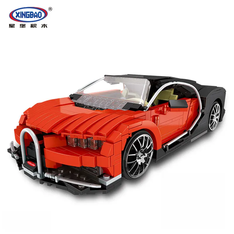 

XingBao 03009 Technic Series 859Pcs Creative MOC The Gallon Supercar Set Educational Building Blocks Bricks Toys Model