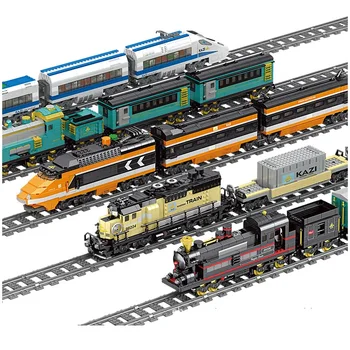 

Multiple Style Technic Electric motor Light train track Car model Bricks Building Blocks toys for Childrens