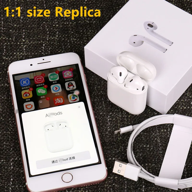 

New i20 TWS 1:1 size PK W1 chip Bluetooth Headset ear Earbuds XY Wireless Earphone PK i10 i11 i12 i10tws i13 i14 i15 i16 i30 tws