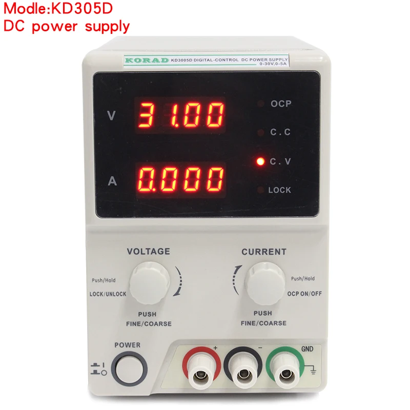 KD3005D DC Encoder Adjustable CNC Power Supply 30V5A Constant Voltage Constant Current Source mA Display 10mV 1 mA Accuracy (1)