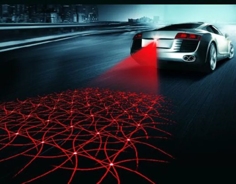 

Car styling LED Car Laser Fog Light Anti Collision Tail Signal Warning Lamps for Audi a4 a3 q5 q7 a5 b6 b8 a6 c5 b7 c6