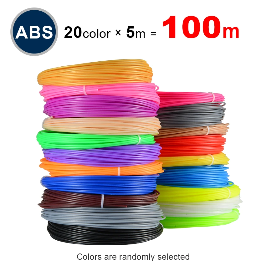 Perfect 3D Pen Special ABS Filament PLA 1.75mm Filament 3D Printer ABS 3D Pen PLA Plastic 20 Colors ABS 1.75 No Pollution abs plastic 3d printer