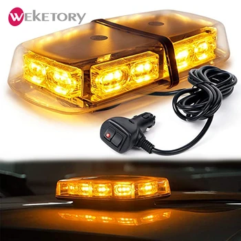 

36 LED Car Truck Roof Strobe Flash Beacon Warning light Magnetic Flashing Light Bar Emergency Vehicle Light White Amber Red Blue