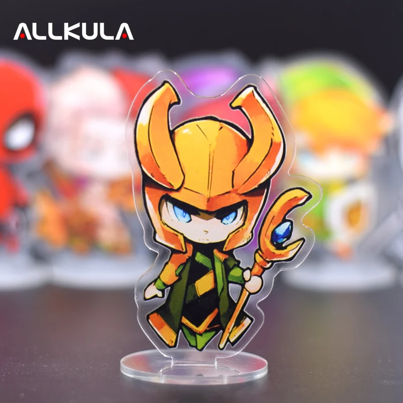 

10CM Loki Action Figure Cute Acrylic PVC Collectible Model Toys Christmas Gift LP35