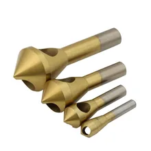 4 шт./компл. сверло для зенковки 2-5 мм 5-10 мм 10-15 мм 15-20 мм HSS сверла для резки металла деревянные инструменты для снятия фаски