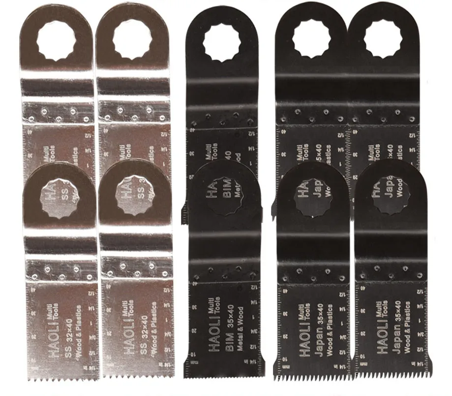 10 pcs 32 35mm Oscillating multi tool Saw Blades accessories for Rigid