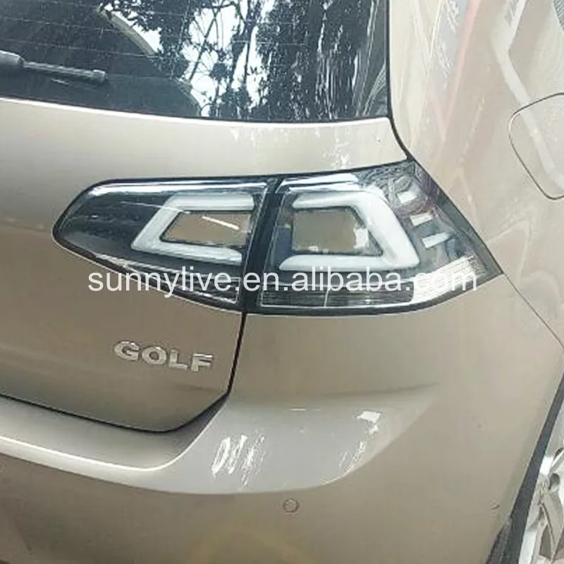 

For VOLKSWAGEN Golf 7 LED Tail Lamp Chrome Housing JY