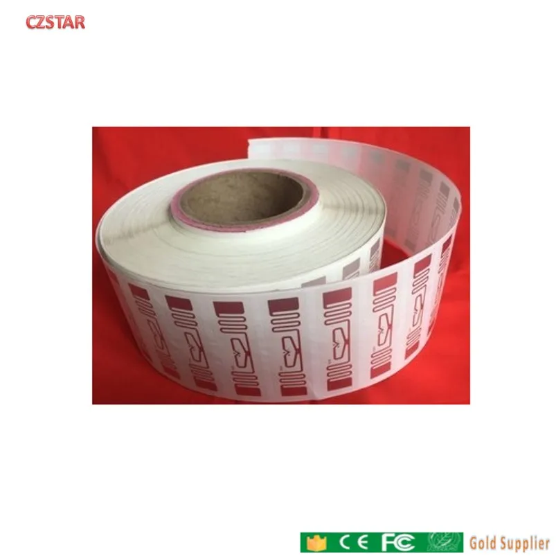 Impinj monza M5 chip E52 antenna UHF RFID tag passive labe wet inlay 915mhz 868mhz 6C smart self-adhesive | Безопасность и защита