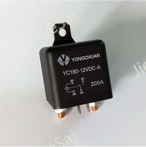 Непрерывный 2 pin 120A/200A 12 V/24VDC высокий ток авто реле и автомобильное реле с монтажным отверстием