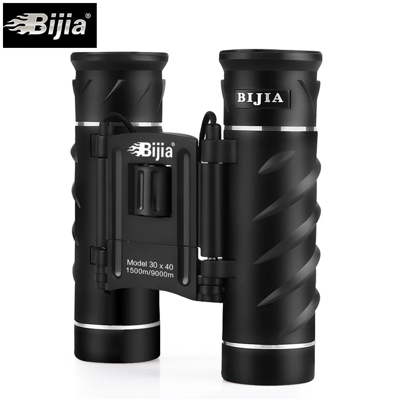 BIJIA 30x40 البسيطة للطي مناظير جيب تلسكوب للماء أوبرا نظارات ل مراقبة الطيور الصيد