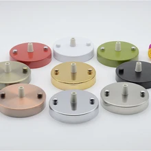 D100mm потолочный розовый потолочный навес с белая верёвка ручка для DIY подвесной светильник Настенный бра крепление основание потолочной лампы