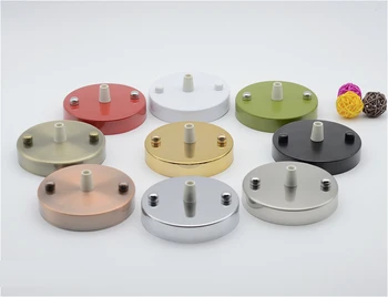 

D100mm Ceiling Rose Ceiling Canopy with White cord grip For DIY Pendant Light Wall Sconce Mount Ceiling Lamp Base