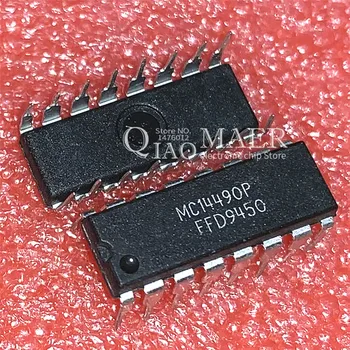 

10pcs/lot MC14490P MC14490 14490 P 14490 DIP16
