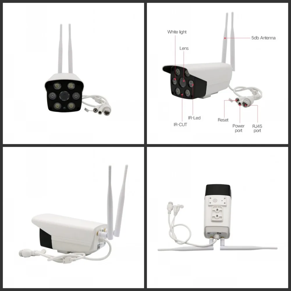 Одноцветные камеры наблюдения A7 1080 P наружная ip камера безопасности WIFI с функцией