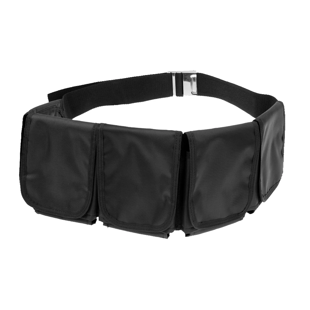 Adjustable Scuba Diving Dive Snorkeling 5 Pocket Weight Belt Gear Equipment