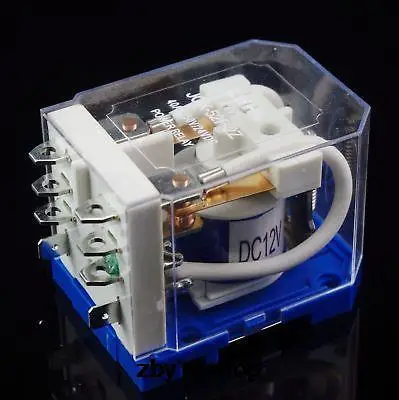 12VDC/24VDC/110VAC/220VAC 40A DPDT 8 Pins Универсальный электронный магнитный силовой реле