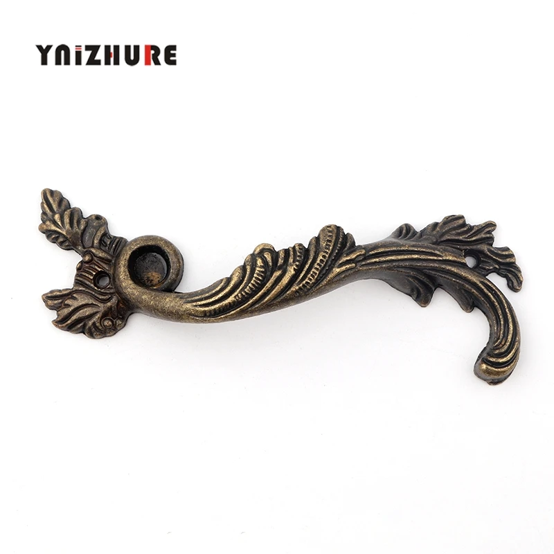 1PC Leaves Striped Carved Handle Kitchen Cabinet Drawer Door Knobs Bronze Tone | Обустройство дома