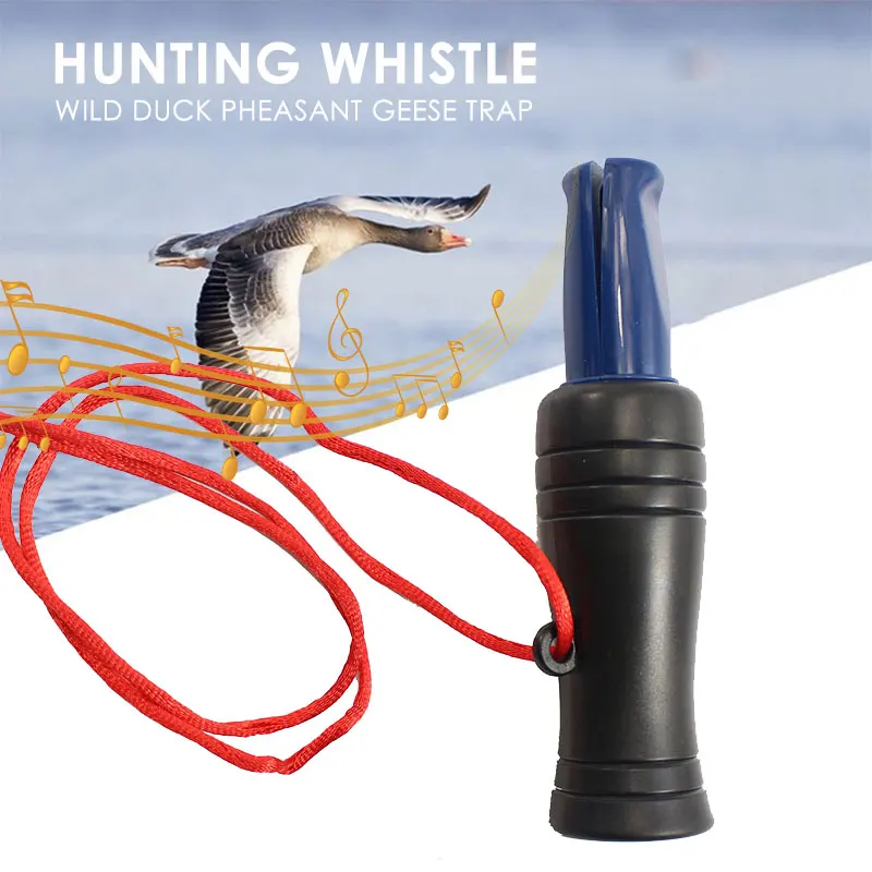 

Detachable Mallard Pheasant Caller Hunting Whistle Plastics Black Wild Duck Caller Decoys Gifts Outdoor Waterproof