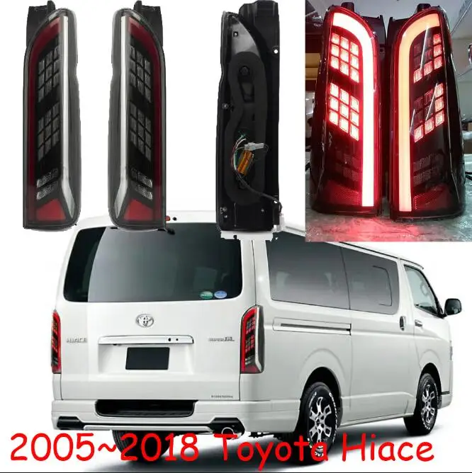 2 шт. автомобильный бампер для Toyota Hiace задний фонарь светодиодный 2005~ 2018y задний фонарь для Hiace Задний фонарь противотуманный, автомобильные аксессуары - Цвет: picture