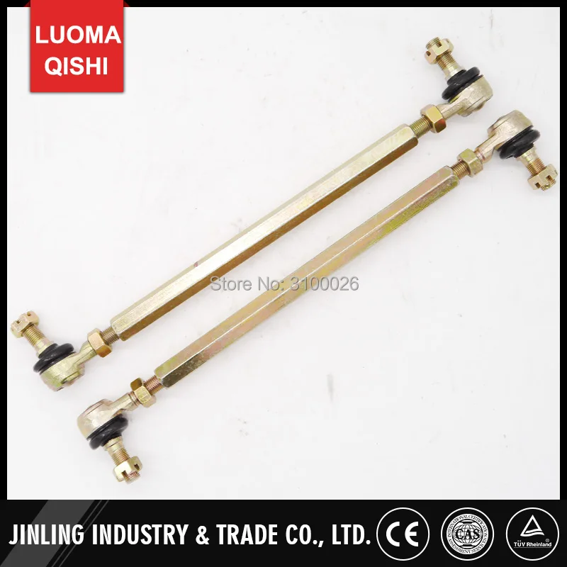 

1Pair/2pcs 195mm 220mm 250mm 270mm M12-M12 ATV Tie Rod Kits Fit for ATV UTV BUGGY GO KART Quad Bike Parts