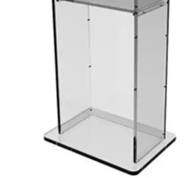 Beautiful Dull clear Polish Acrylic Podium Pulpit Lectern With Shelf plexiglass