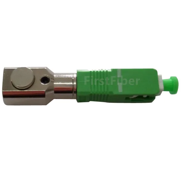 FirstFiber SC APC Bare fiber adapter assembled with SC/APC connector single mode metal material | Мобильные телефоны и