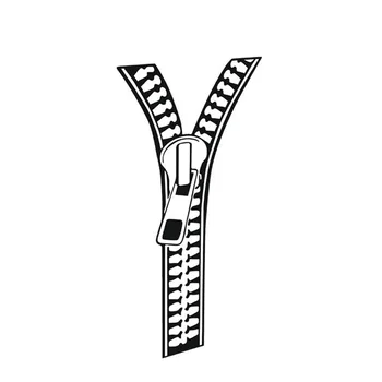 

19*9CM ZIPPER Modified Car Stickers Creative Personality Wild Motorcycle Rear Body Car Stickers Paper CT-560