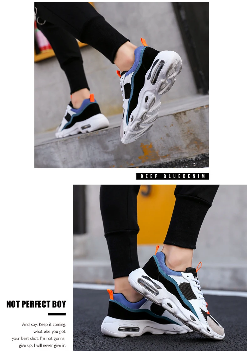 Men's Chunky Trainers Sneaker Dad Shoes High Platform Shoes Men Sneakers Classic Brand Black And White Sneakers Men Platform New (6)