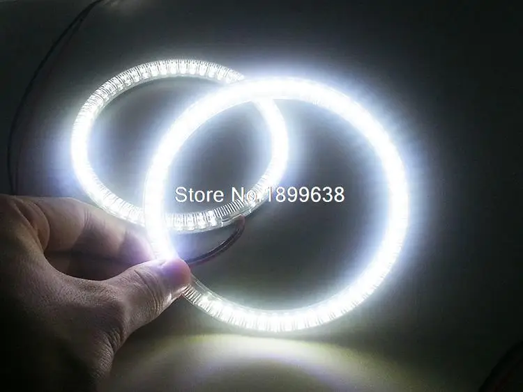 4 шт. супер яркие 7000K белые 3528 smd светодиодные ангельские глазки halo Кольца для