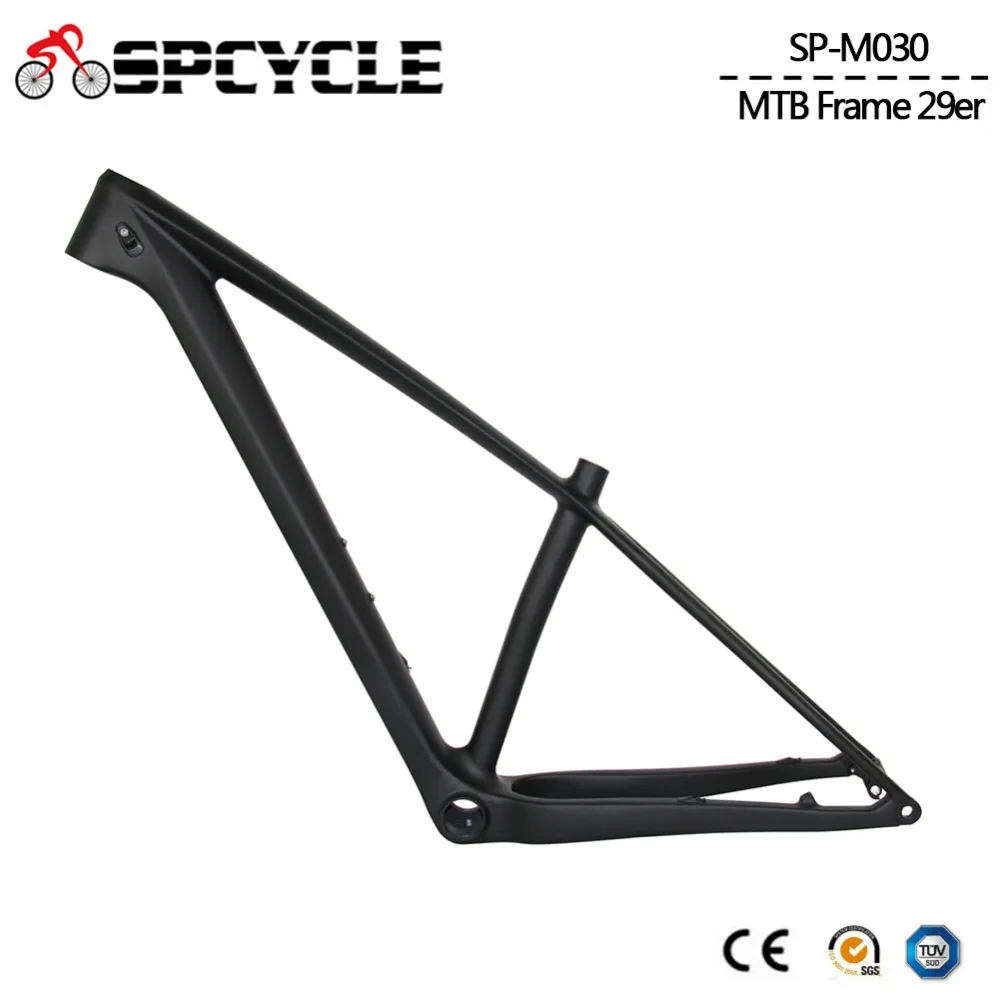 Spcycle 29er полная рама карбоновая для горного велосипеда T1000 углеродная MTB велосипедная Рама 2,3" шина 148*12 мм boost или 142*12 мм через ось