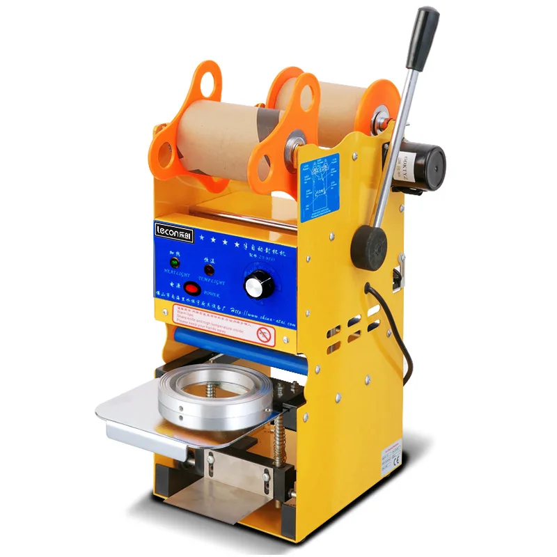 Lecon automatic sealing machine pearl milk tea tea shop special manual